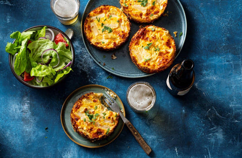 Mini-quiches met bloemkoolbodem