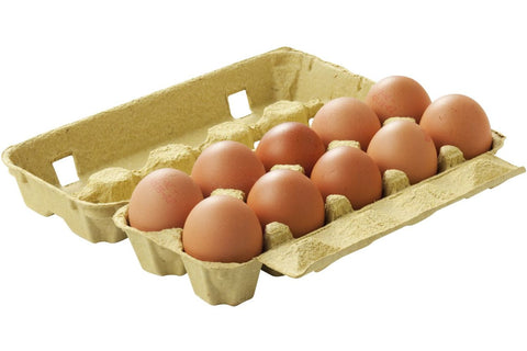 10 scharrel eieren - maat L